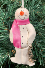 Load image into Gallery viewer, Lab Tech Snowman Tree Ornament
