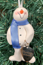 Load image into Gallery viewer, Massage Therapy Snowman Tree Ornament
