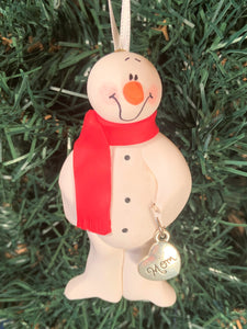 Mom Snowman Tree Ornament