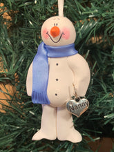 Load image into Gallery viewer, Nanny Snowman Tree Ornament
