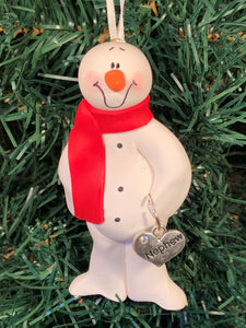 Nephew Snowman Tree Ornament
