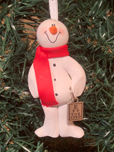 Load image into Gallery viewer, Ophthalmologist Snowman Tree Ornament
