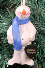 Load image into Gallery viewer, Physical Therapy Snowman Tree Ornament
