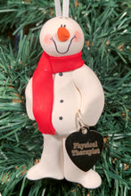 Load image into Gallery viewer, Physical Therapy Snowman Tree Ornament
