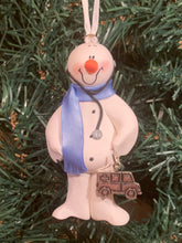 Load image into Gallery viewer, Paramedic Snowman Tree Ornament

