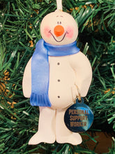 Load image into Gallery viewer, Personal Support Worker Snowman Tree Ornament
