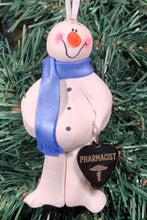 Load image into Gallery viewer, Pharmacist Snowman Tree Ornament
