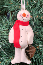 Load image into Gallery viewer, Pharmacist Snowman Tree Ornament
