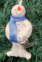 Load image into Gallery viewer, Pilot Snowman Tree Ornament

