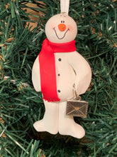 Load image into Gallery viewer, Postal Worker Snowman Tree Ornament
