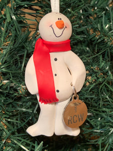 Resident Care Worker RCW Snowman Tree Ornament