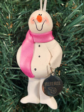 Load image into Gallery viewer, Referee Snowman Tree Ornament
