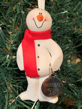 Load image into Gallery viewer, Referee Snowman Tree Ornament
