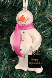 Retired Snowman Tree Ornament