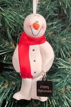 Load image into Gallery viewer, Retired Snowman Tree Ornament
