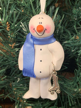 Load image into Gallery viewer, Roller Skater Snowman Tree Ornament
