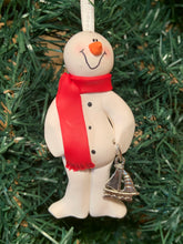 Load image into Gallery viewer, Sail Boat Snowman Tree Ornament
