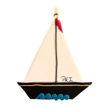 Load image into Gallery viewer, Sailboat Tree Ornament
