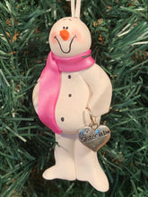 Load image into Gallery viewer, Sister In Law Snowman Tree Ornament
