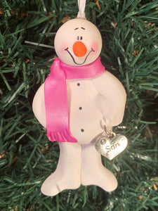 Son Snowman Tree Ornament