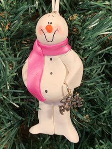 Soul Mate Snowman Tree Ornament