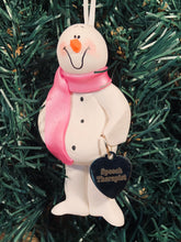 Load image into Gallery viewer, Speech Therapy Snowman Tree Ornament

