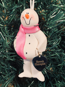 Speech Therapy Snowman Tree Ornament
