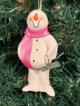 Load image into Gallery viewer, Text Me Snowman Tree Ornament
