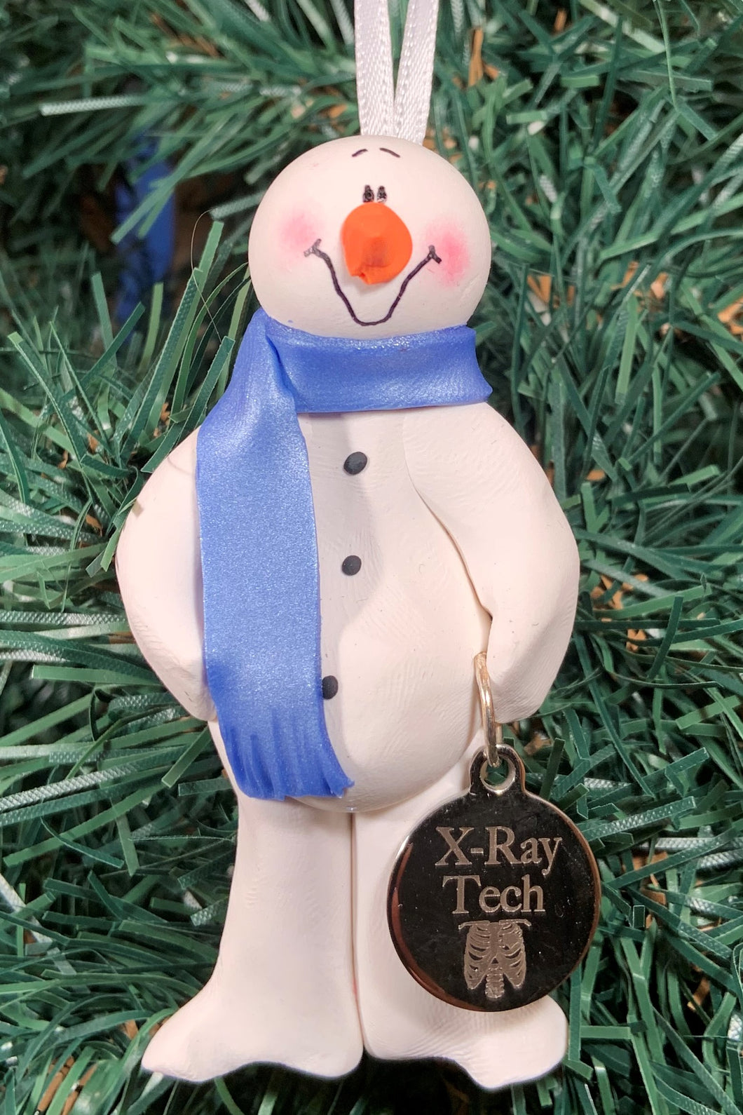 X-ray Tech Snowman Tree Ornament