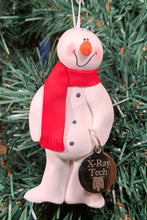 Load image into Gallery viewer, X-ray Tech Snowman Tree Ornament
